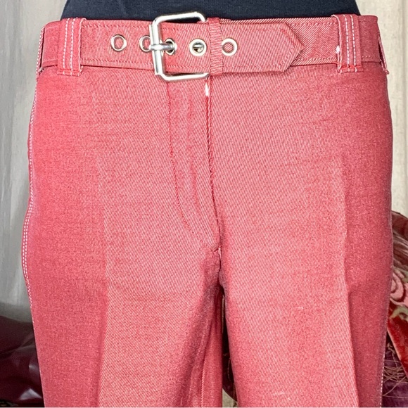 60s Red Denim Hiphuggers - Picture 4 of 8